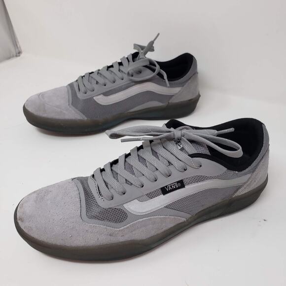 Vans AVE Sneaker Lace Up Suede Silver Grey - 7 - Picture 2 of 7